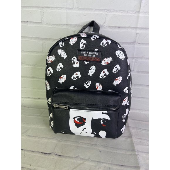 The Exorcist Movie Pazuzu & Regan All Over Print Mini Backpack Bag Horror NEW main image 9